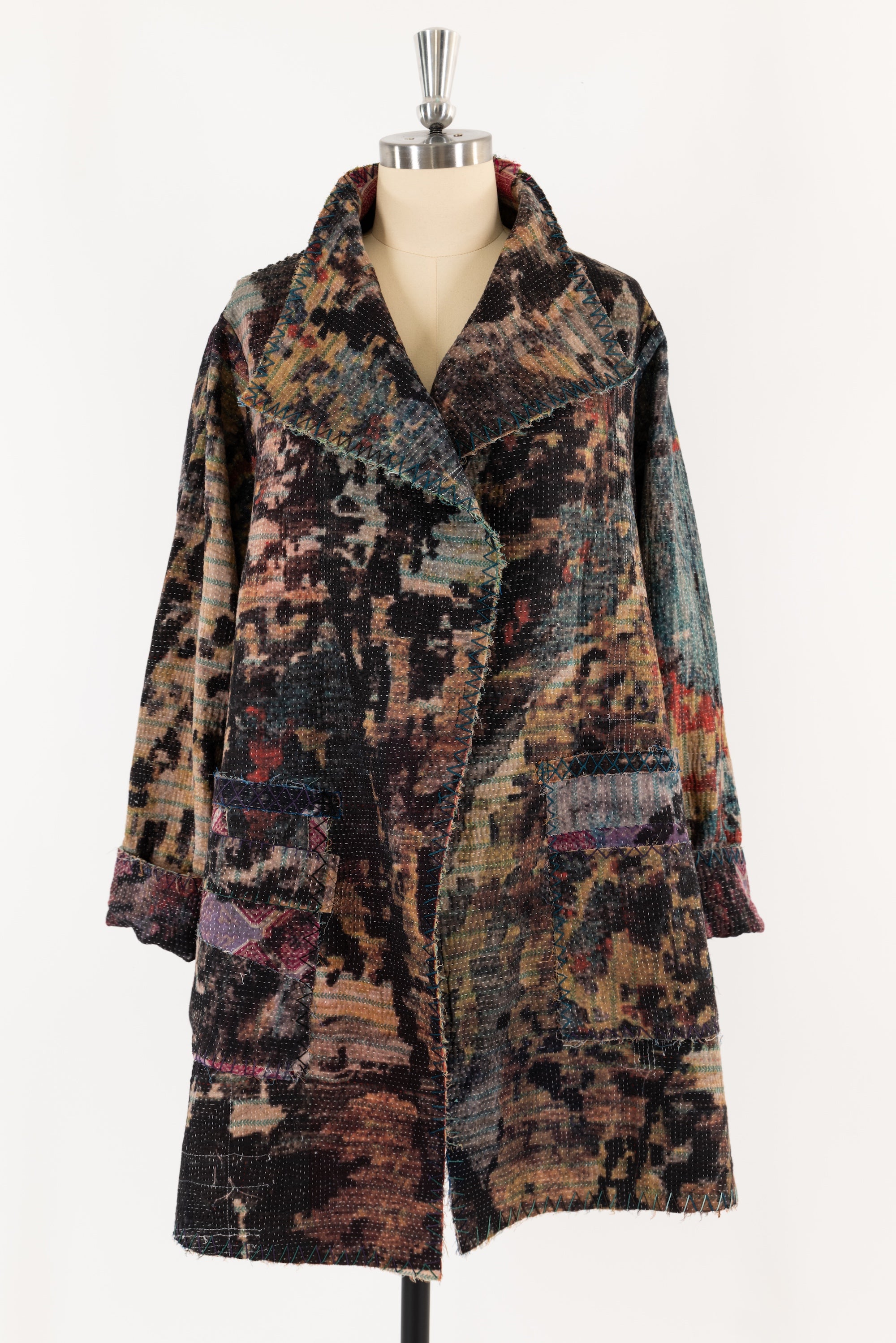 A Kantha Coat – Marcy Tilton Fabrics