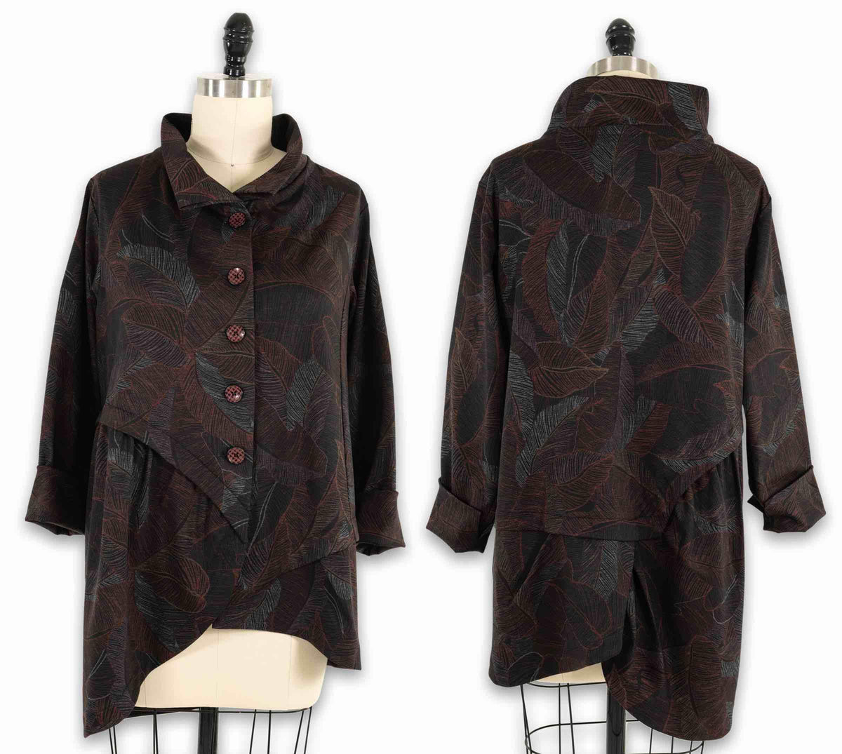 Autumn Leaves Jacket — Vogue 1817 - Marcy Tilton Fabrics