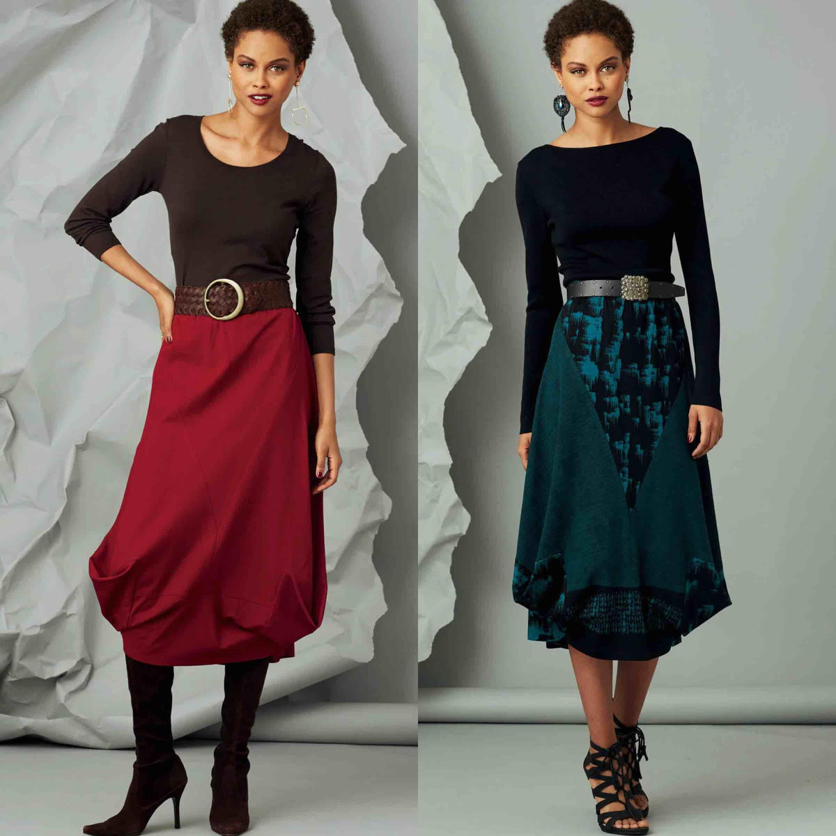 Bell Shaped Skirt — Vogue 9283 - Marcy Tilton Fabrics