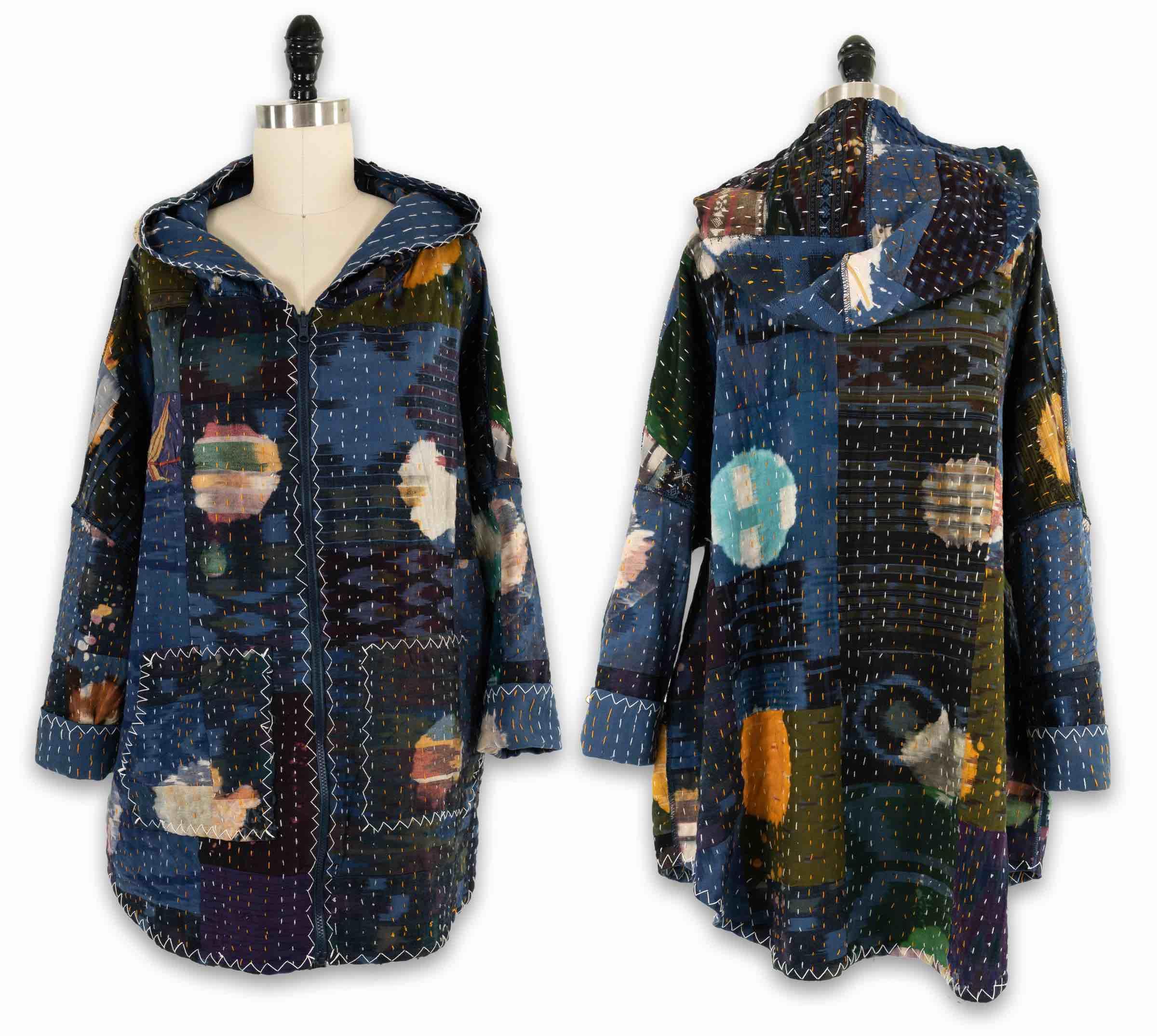 Kantha Hoodie — Butterick 6863 - Marcy Tilton Fabrics