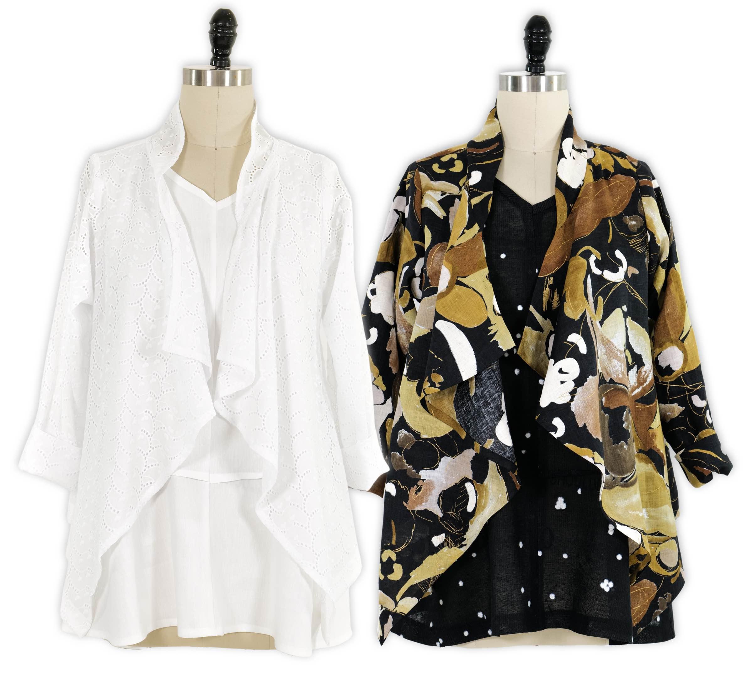 Wardrobe Trio: Jacket, Tunic, Soft Pant — Vogue 1959 - Marcy Tilton Fabrics