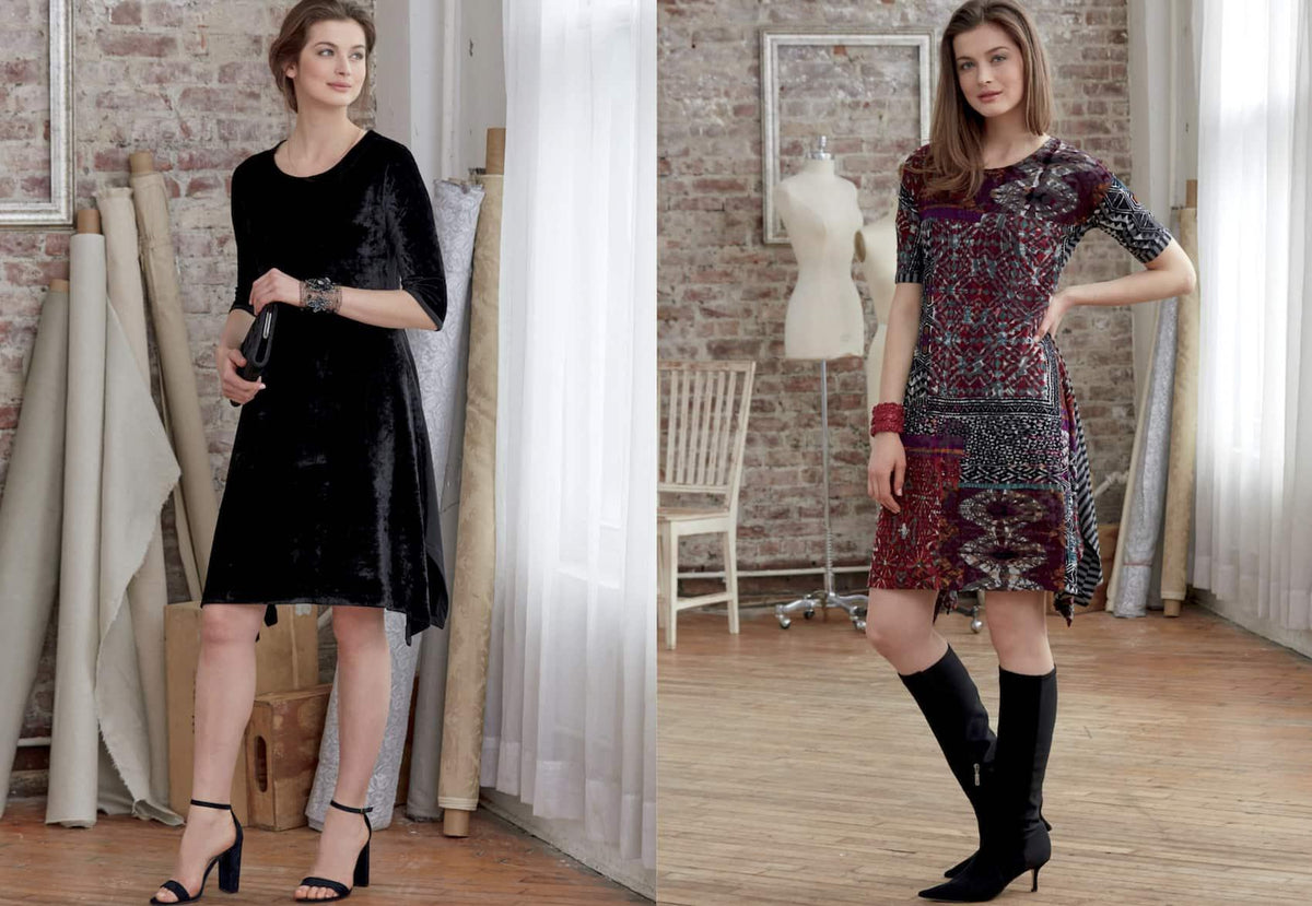 The Blank Canvas Dress — Vogue 9329 - Marcy Tilton Fabrics