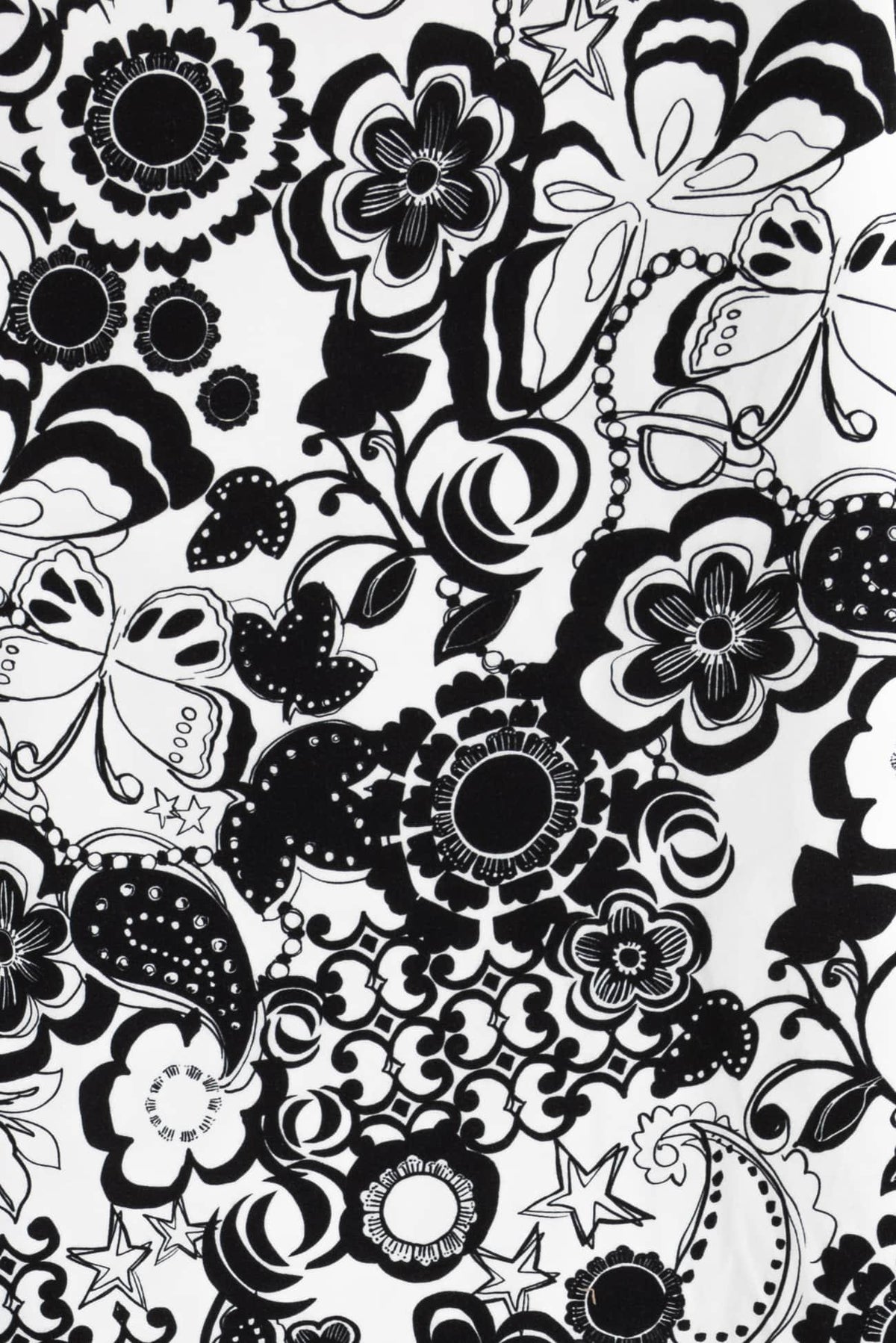 Butterflies Of Love Italian Cotton Woven - Marcy Tilton Fabrics