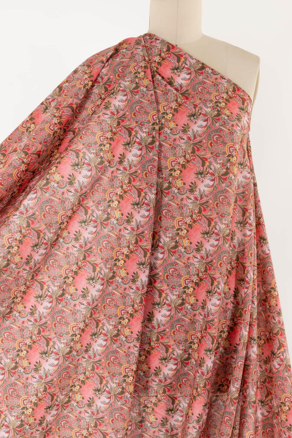 Flamingo Garden Liberty Cotton Woven - Marcy Tilton Fabrics