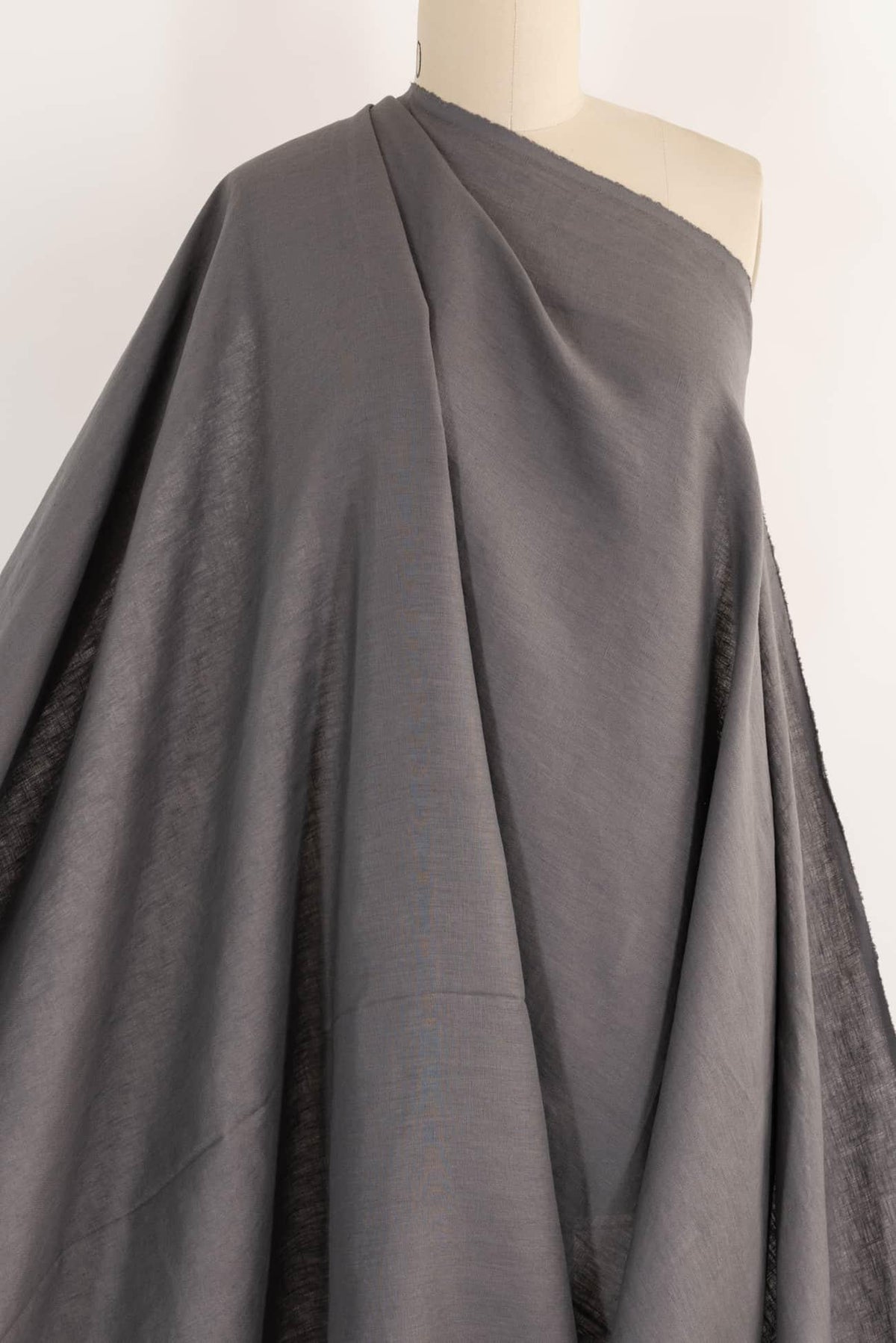 Lava Gray Linen Woven - Marcy Tilton Fabrics
