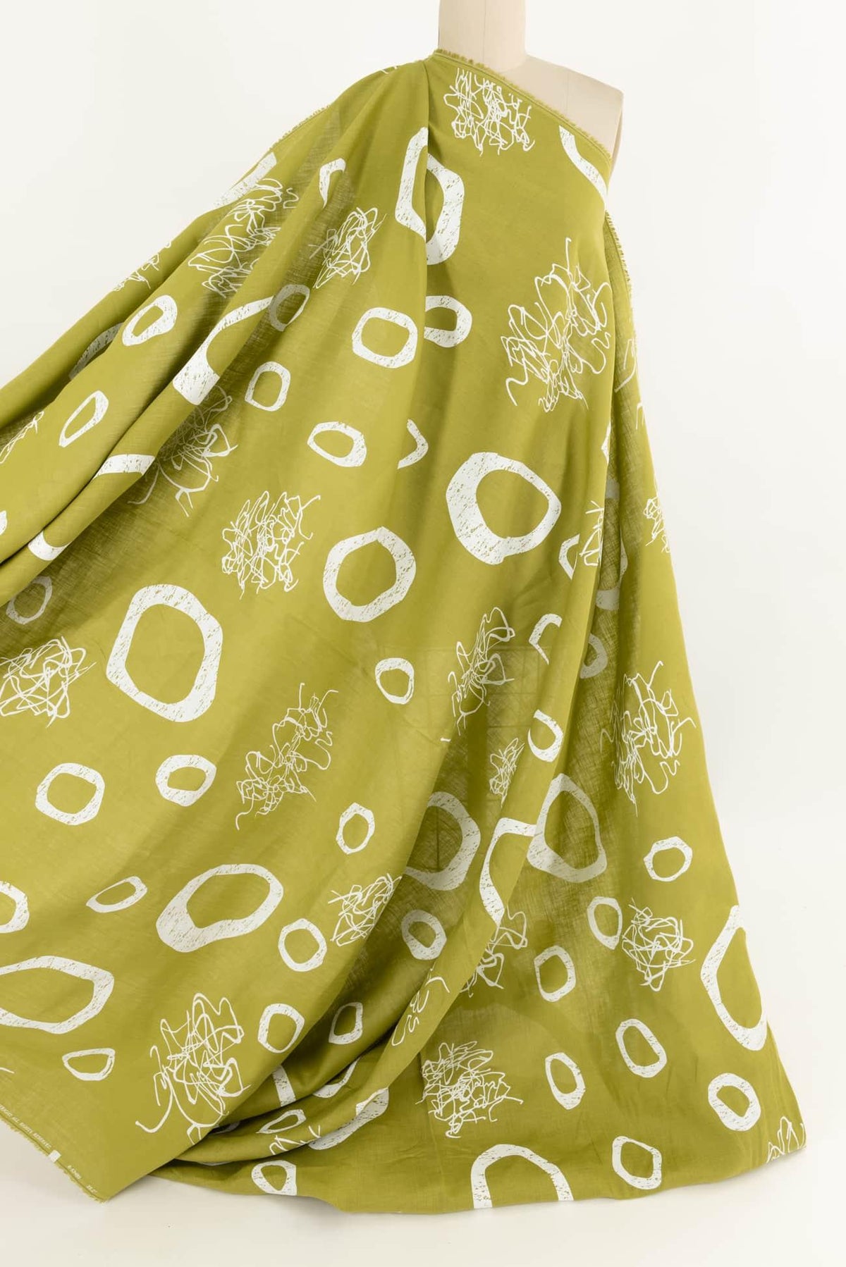 Lichen Cloud Linen Woven - Marcy Tilton Fabrics