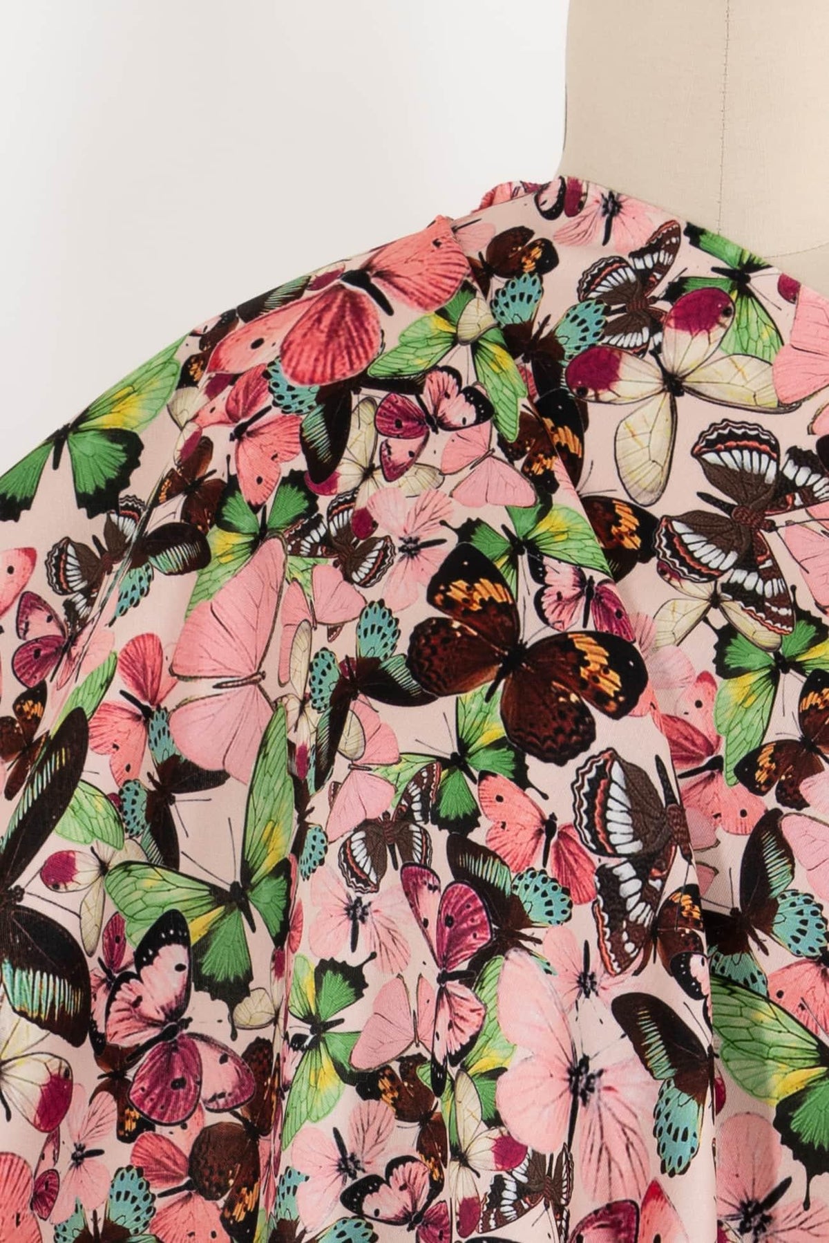 Pink Papillion Italian Woven - Marcy Tilton Fabrics