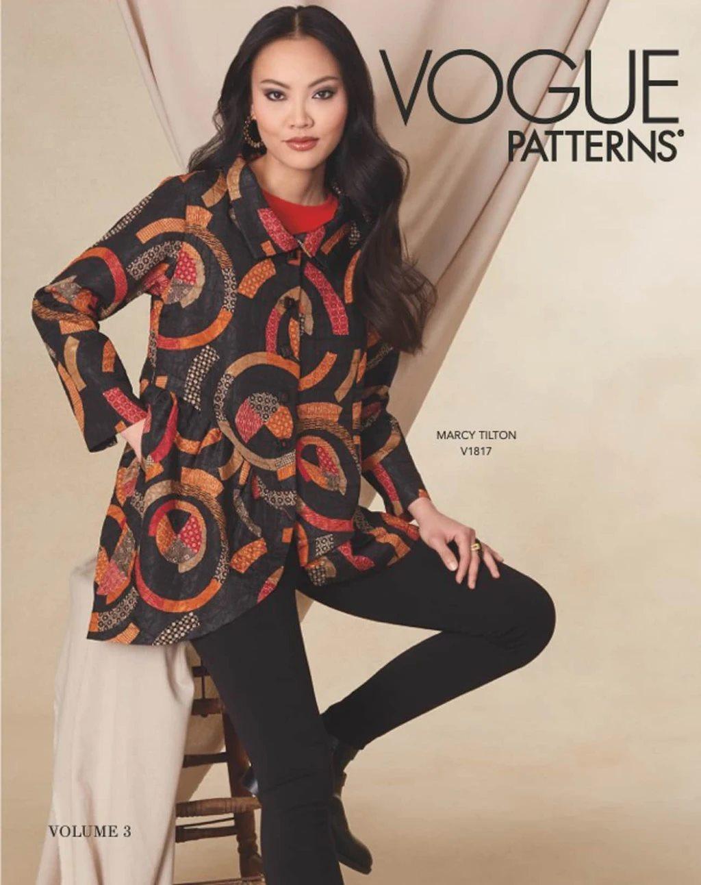 Fall Jacket & Vest — Vogue 1817 - Marcy Tilton Fabrics