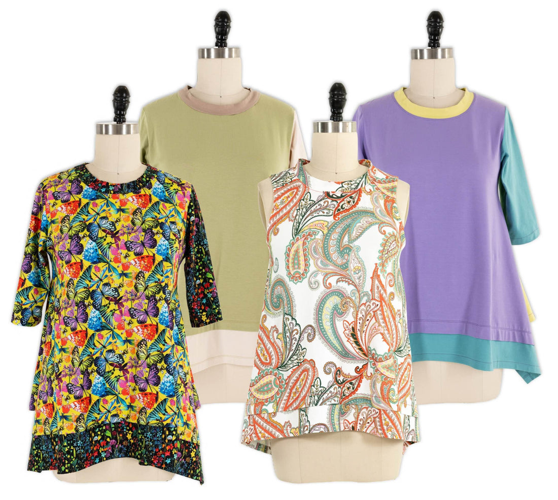 Godet Back Tunic — Butterick 6981 - Marcy Tilton Fabrics