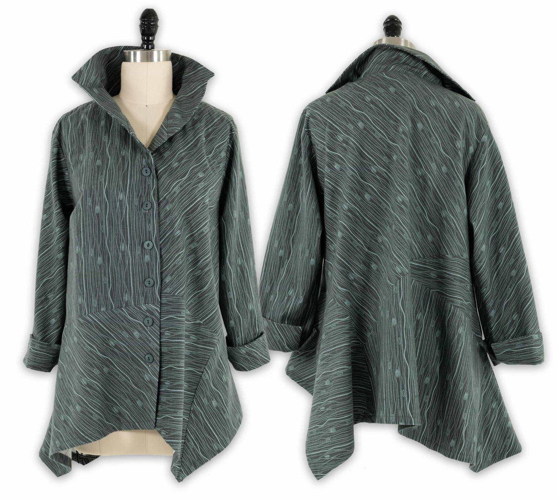 Fooling Around With Flannel Jacket — Butterick 6521 - Marcy Tilton Fabrics