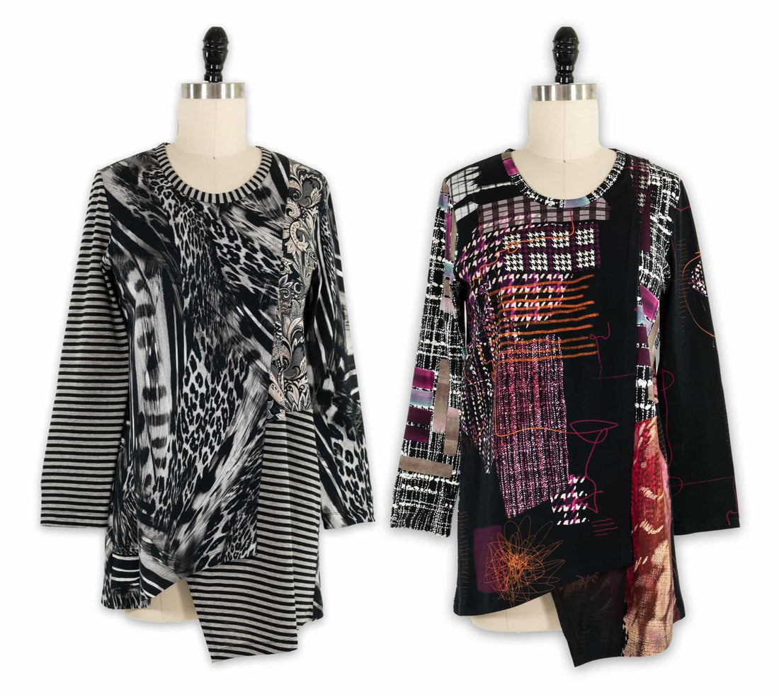 A Couple of Cool Combinations — Butterick 6817 - Marcy Tilton Fabrics