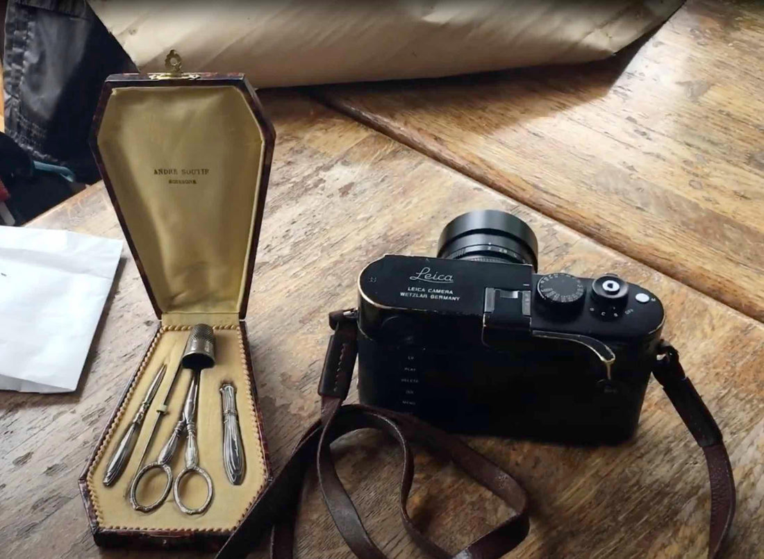 ParisTilton tour group shows off flea market finds - Marcy Tilton Fabrics