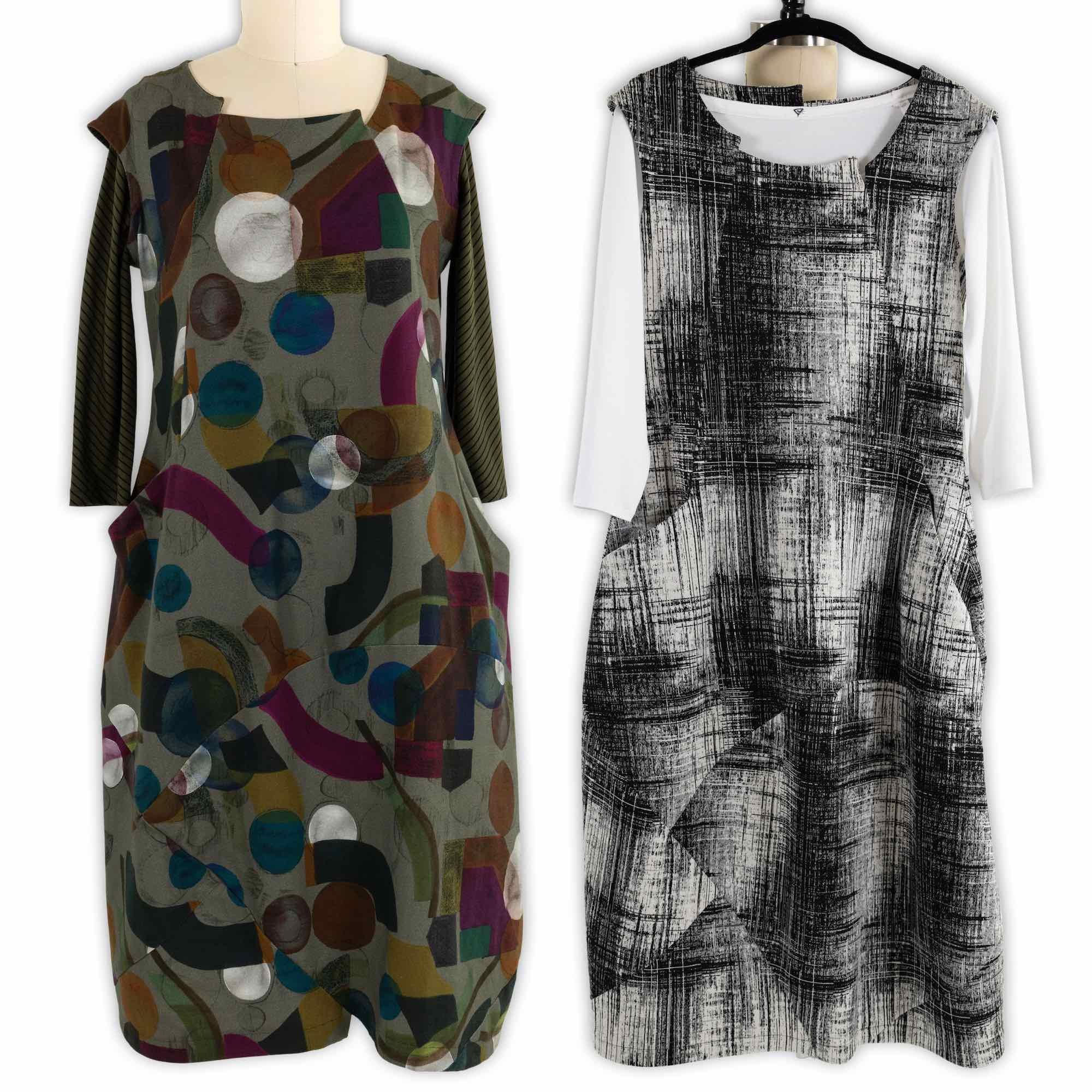 The Puzzle Dress — Vogue 1860 - Marcy Tilton Fabrics