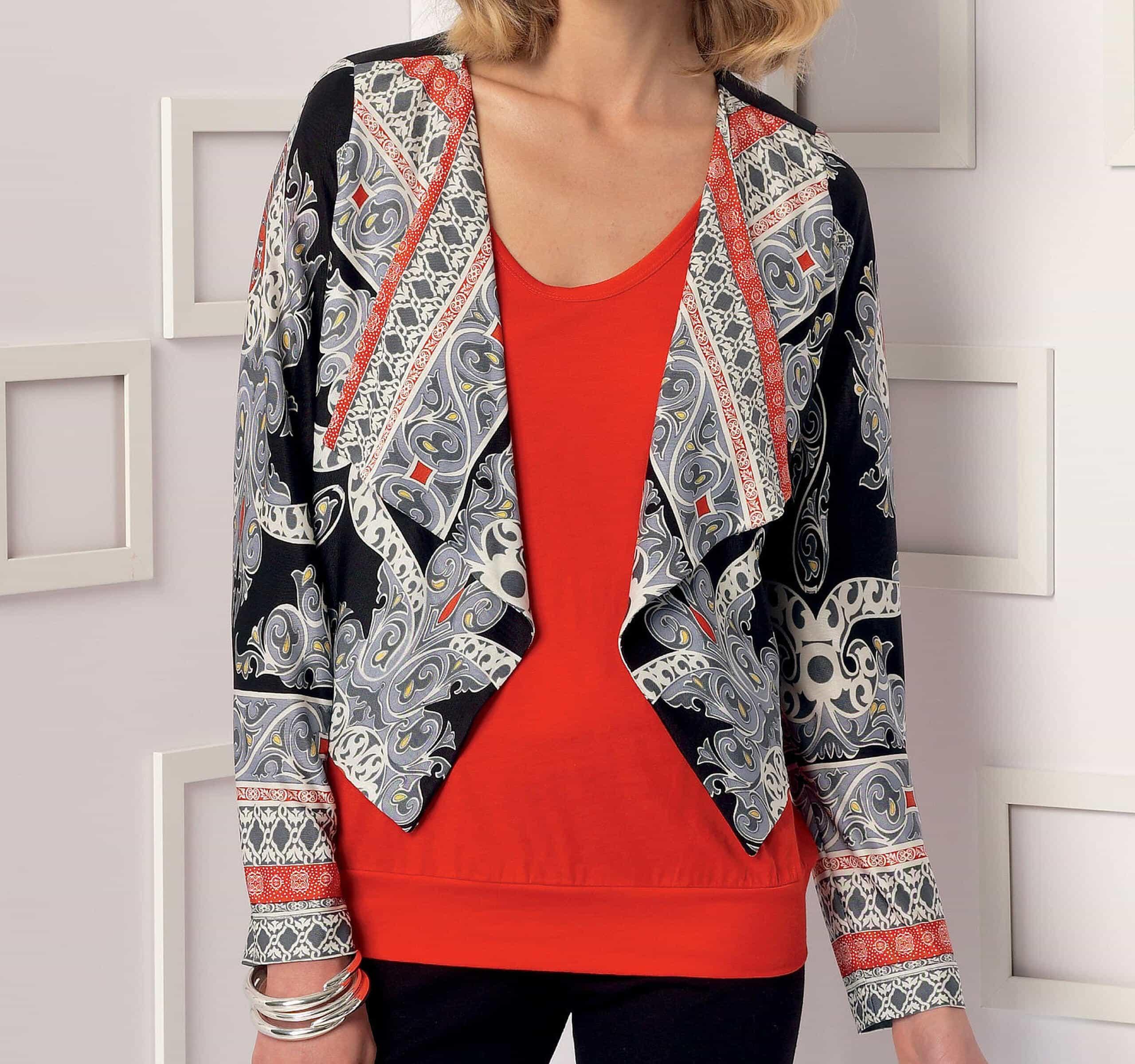 Two Shrugs — Vogue 9190 - Marcy Tilton Fabrics