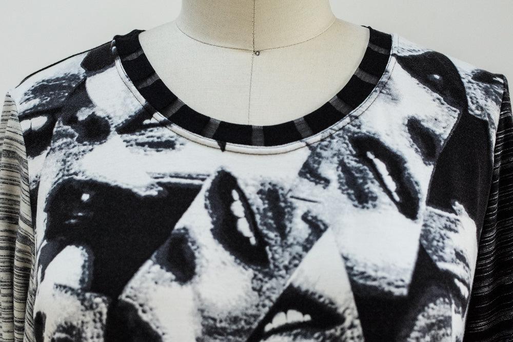 Tongue in Chic T-Shirt - Marcy Tilton Fabrics