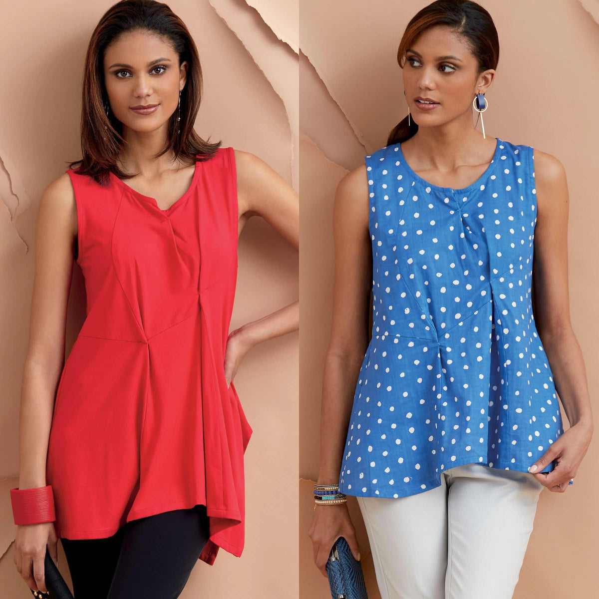 The Tuck Tank Tunic — Vogue 9317 - Marcy Tilton Fabrics