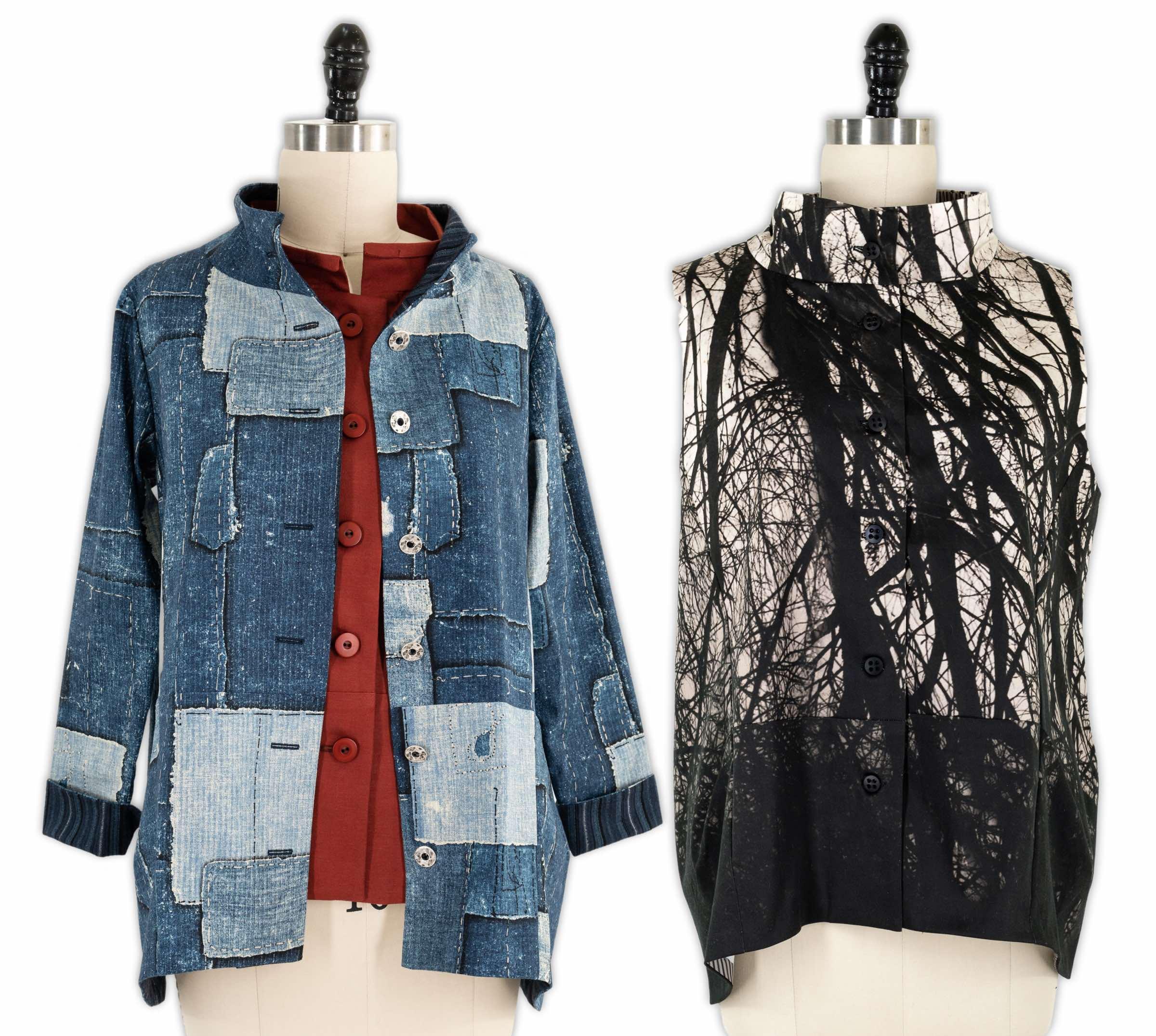 The Symmetry Jacket & Vest — Vogue 1970 - Marcy Tilton Fabrics