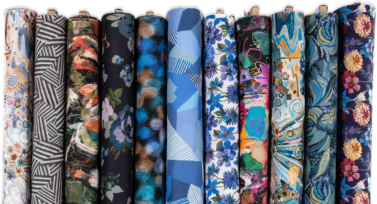 Liberty Tana Lawn fabrics curated by Vogue Patterns fashion designer Marcy Tilton and sold as yardage in her online fabric store.