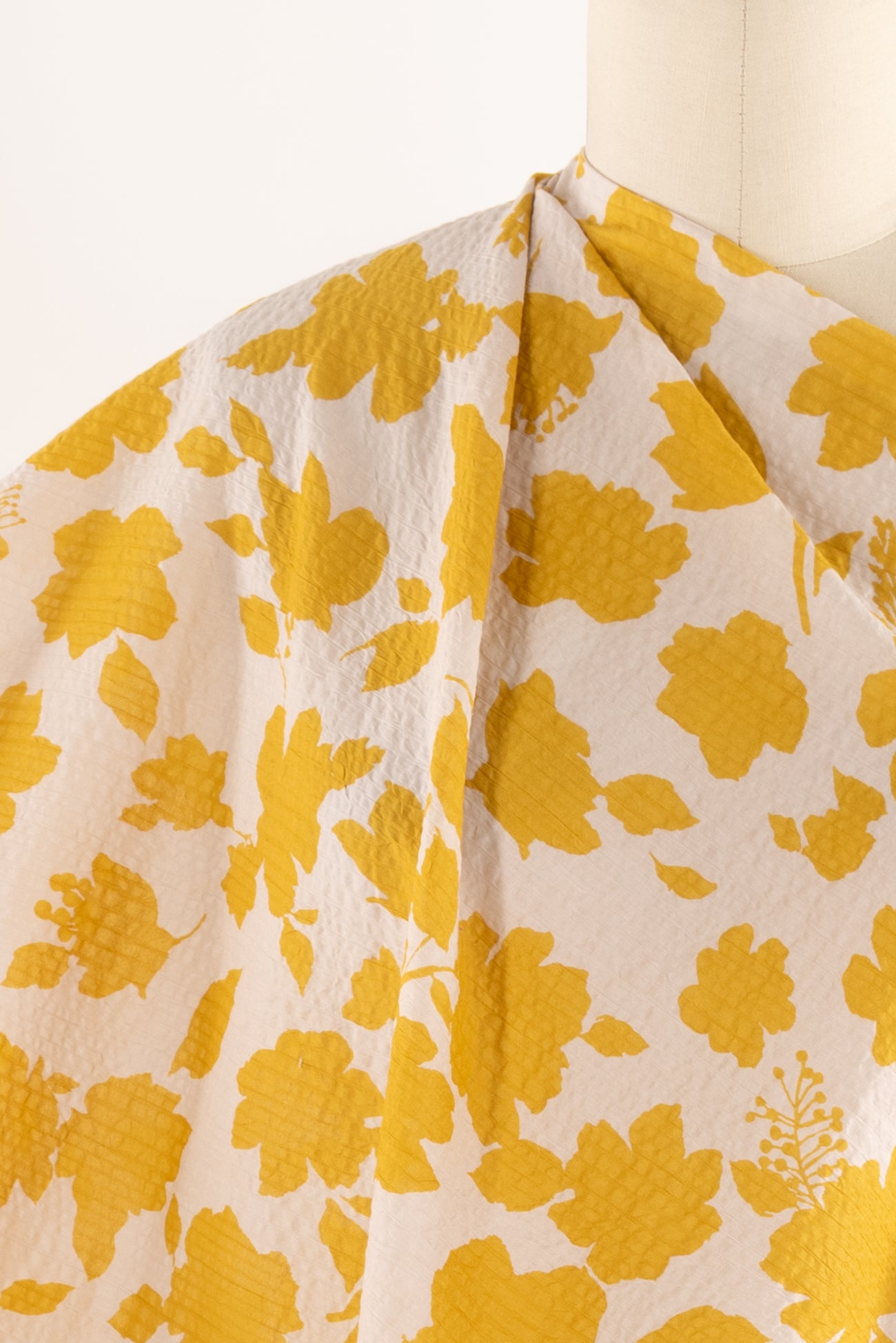 #0526 Golden Sunshine Cotton Seersucker Woven