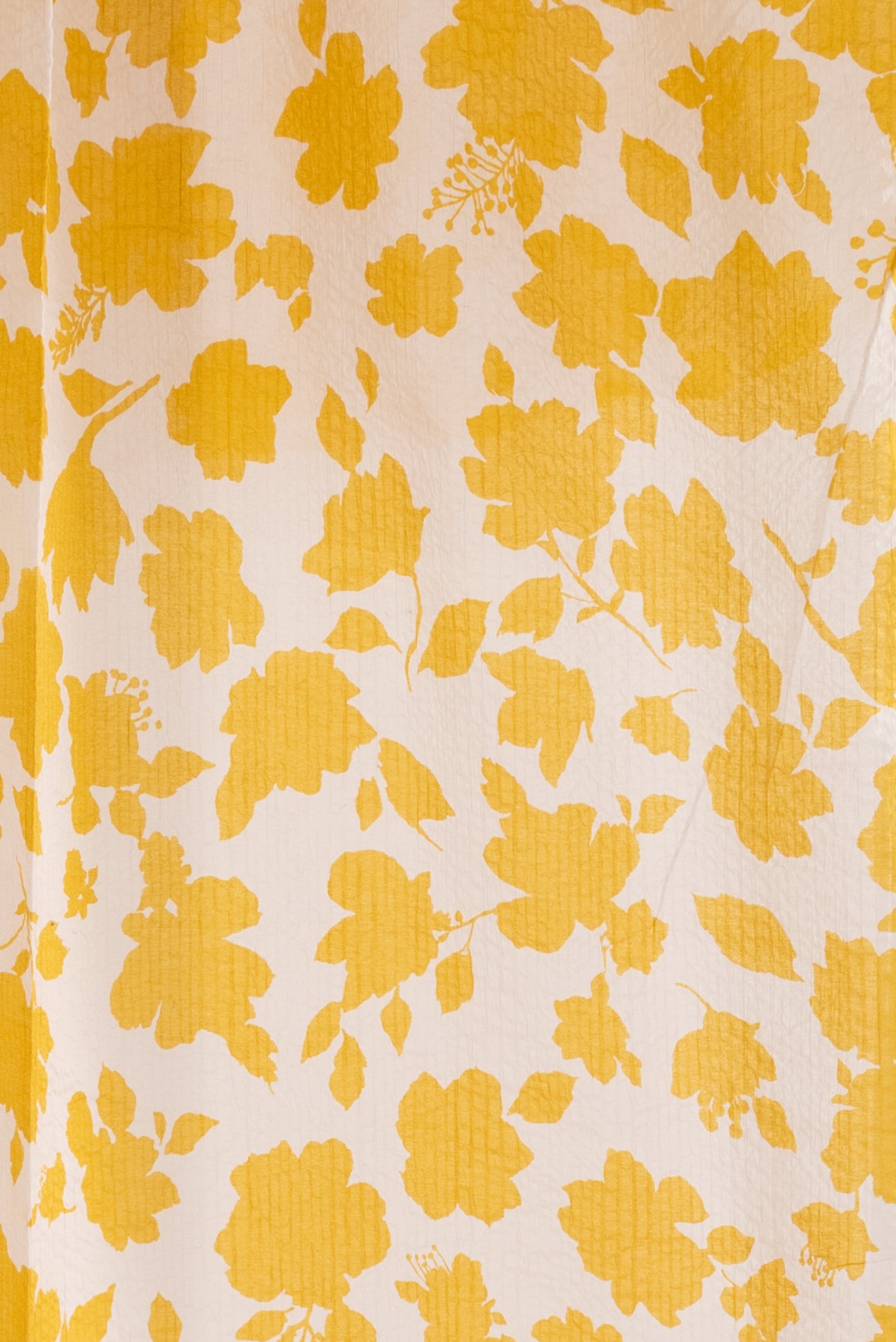 #0526 Golden Sunshine Cotton Seersucker Woven