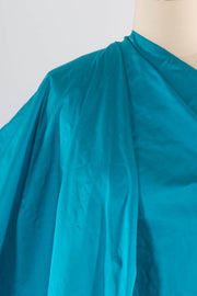 #1132 Turquoise Silk Dupioni Woven SOLD BY THE CUT