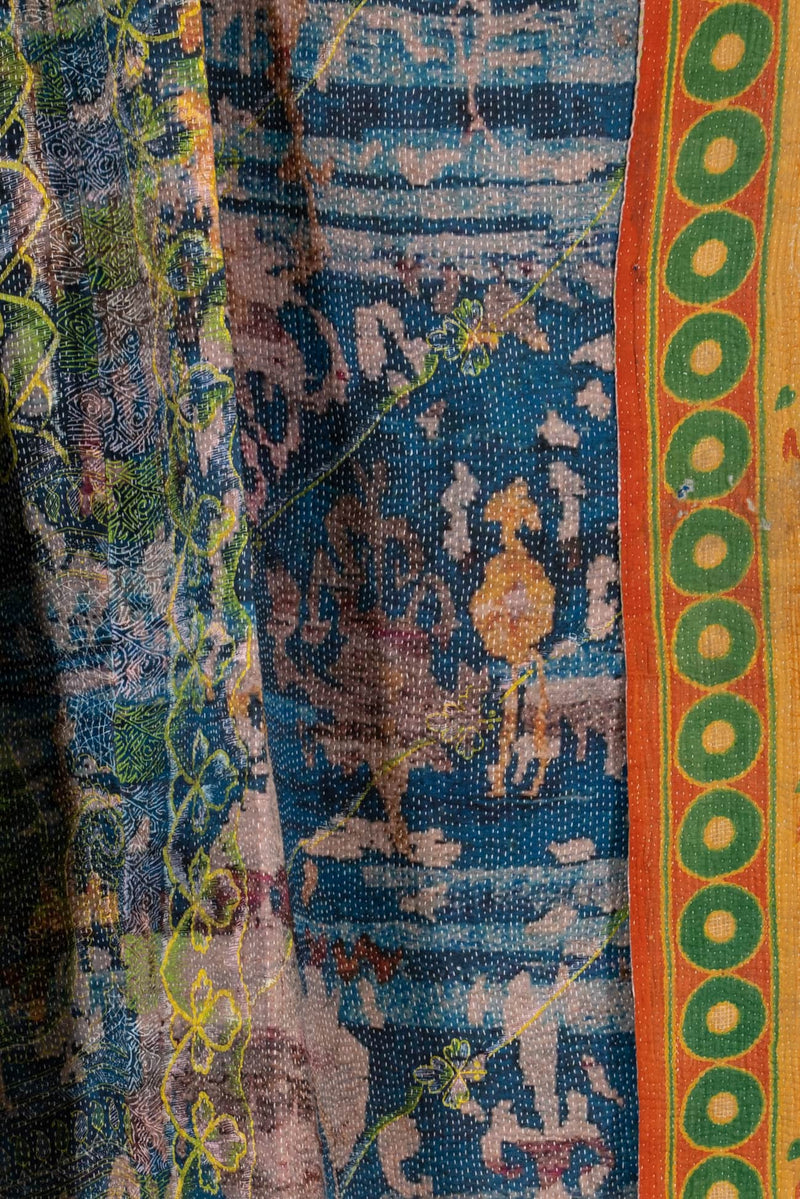 SJ728 Vintage Kantha Quilt