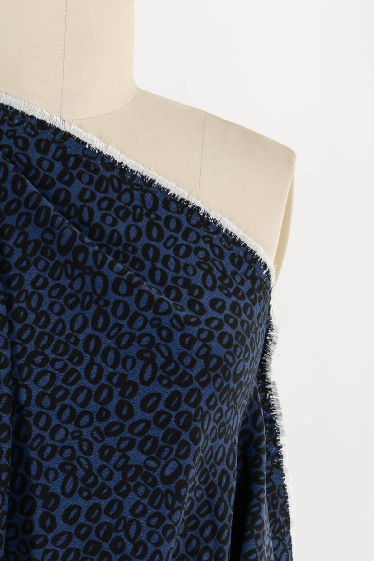 Ace Blue Coterie Stretch Woven - Marcy Tilton Fabrics