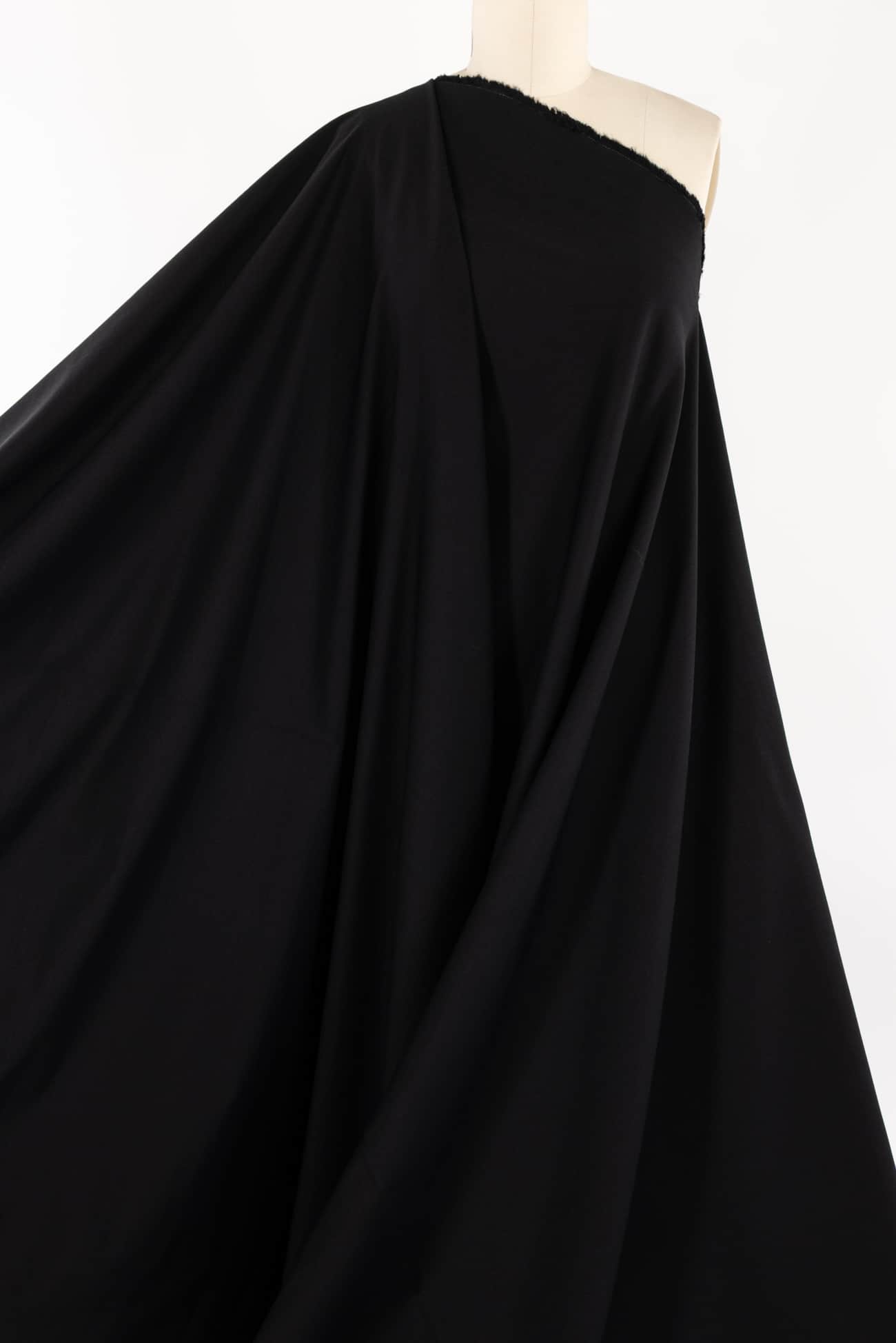 Ace Onyx Black Stretch Woven