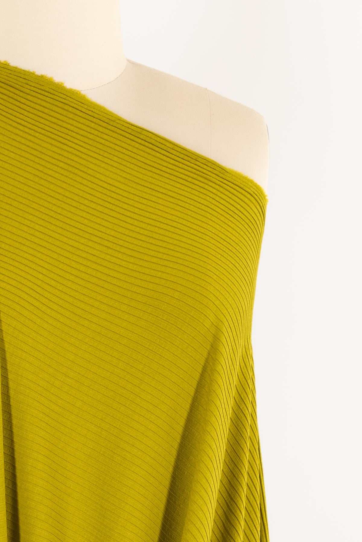 Acid Green Rayon USA Rib Knit