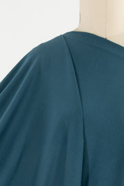 Adriatic Teal Danish Cotton/Spandex Knit