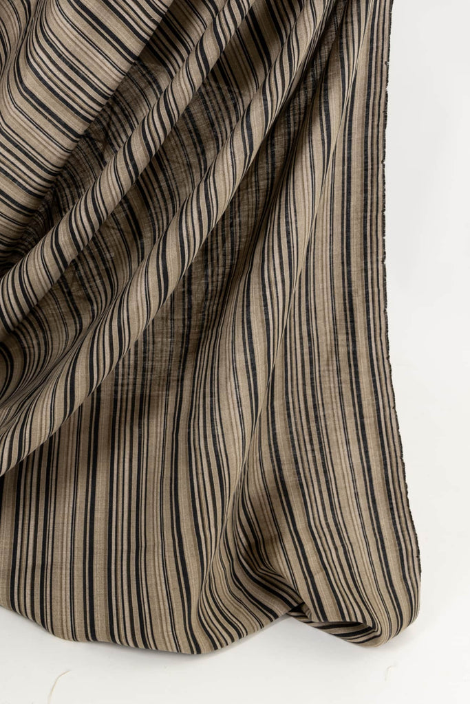 Alder Stripes Euro Linen Woven - Marcy Tilton Fabrics