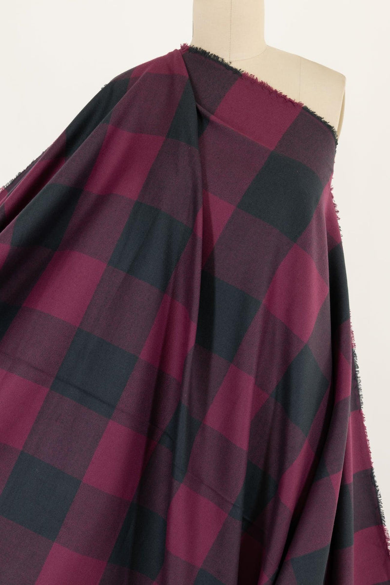 Alpenglow Checks Cotton Flannel Woven - Marcy Tilton Fabrics