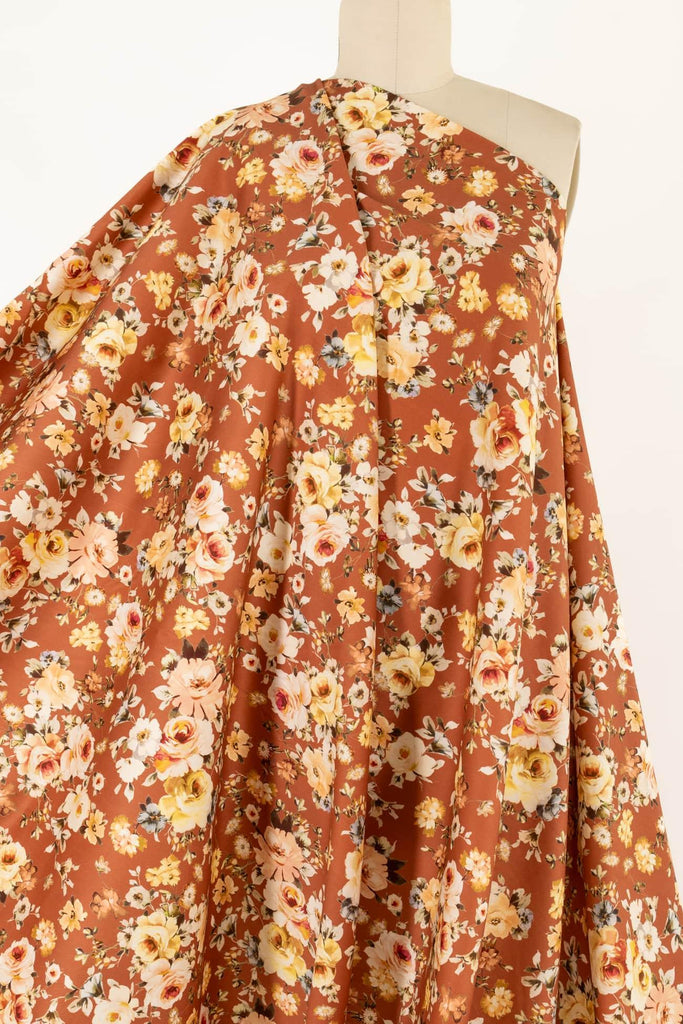 Amber Rose Italian Stretch Cotton Woven - Marcy Tilton Fabrics
