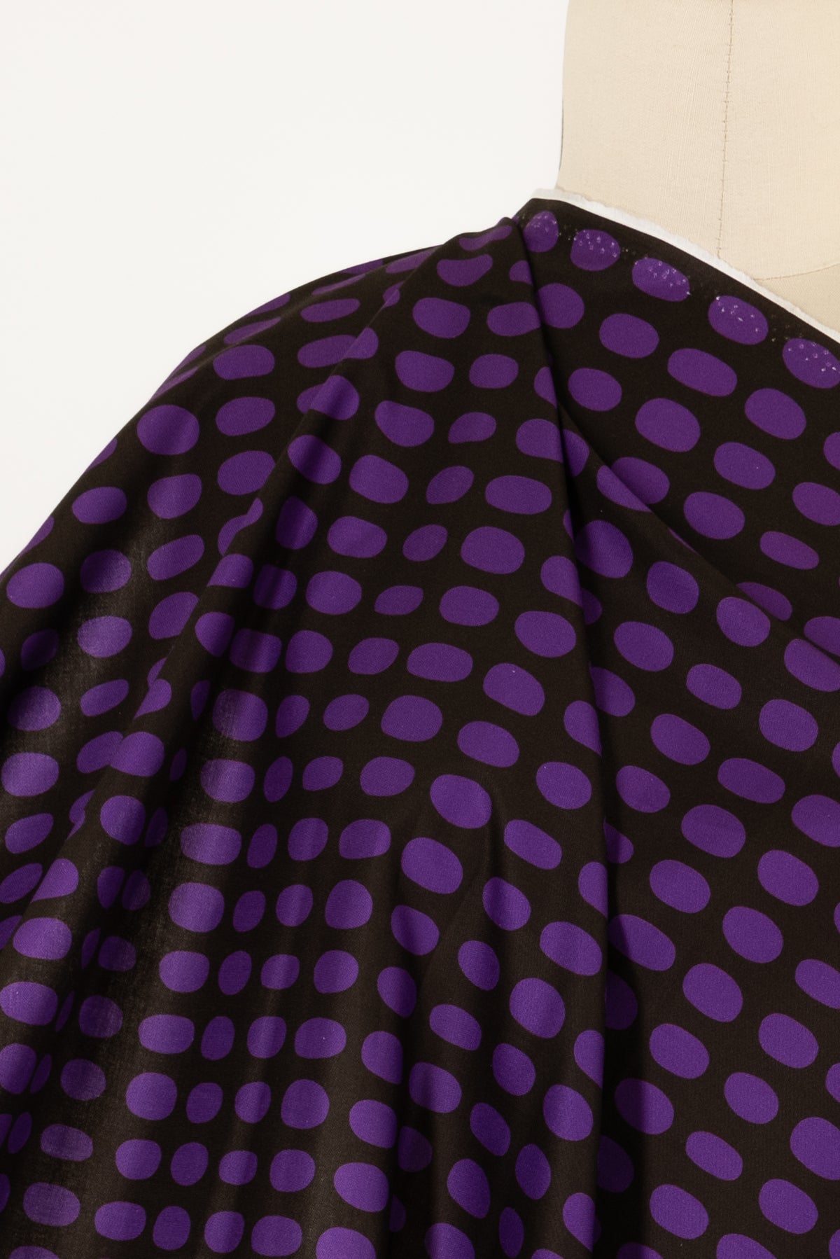 Amethyst Dots Cotton Woven