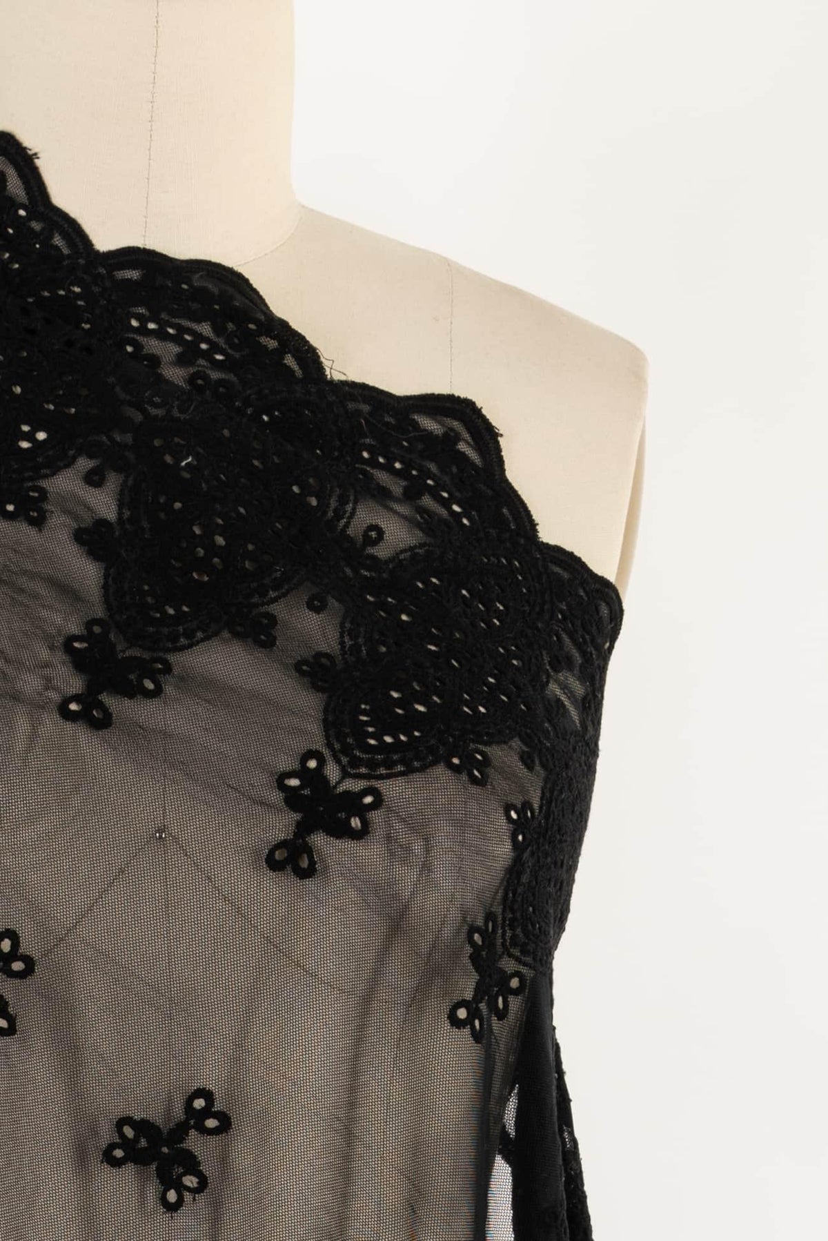 Anastasia Embroidered Mesh Knit - Marcy Tilton Fabrics
