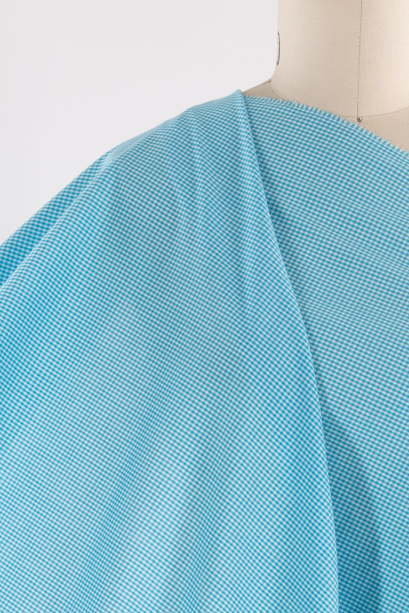 Aquatennial Cotton Gingham Woven