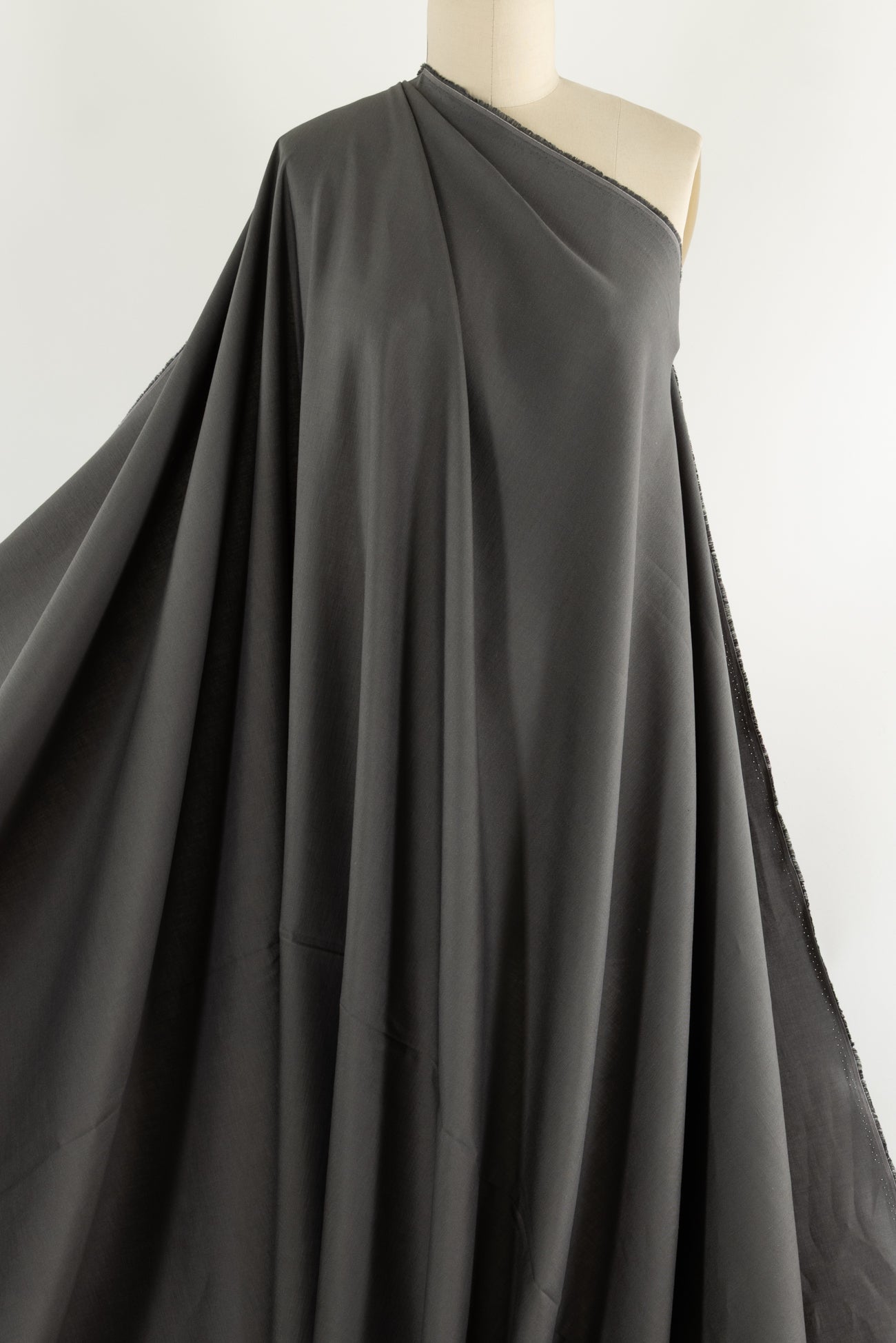 Armani Gray Euro Linen/Rayon Woven