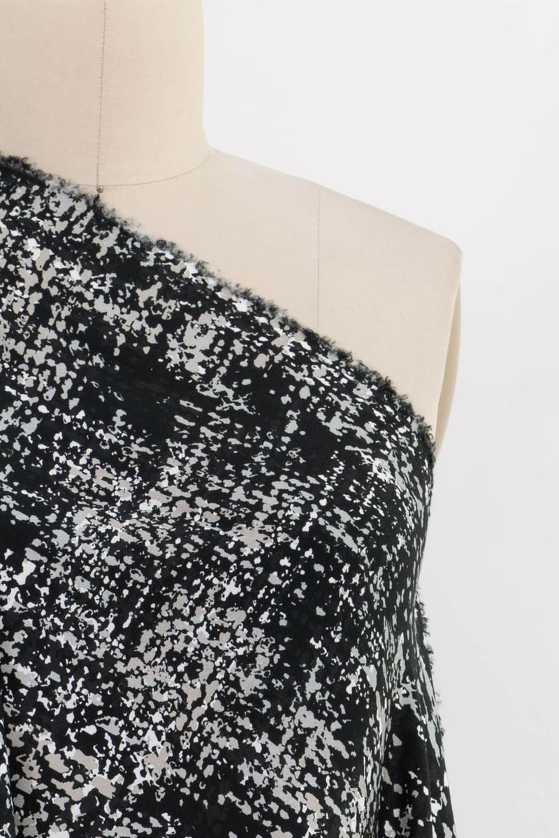 Artful Spatter Italian Viscose Woven - Marcy Tilton Fabrics