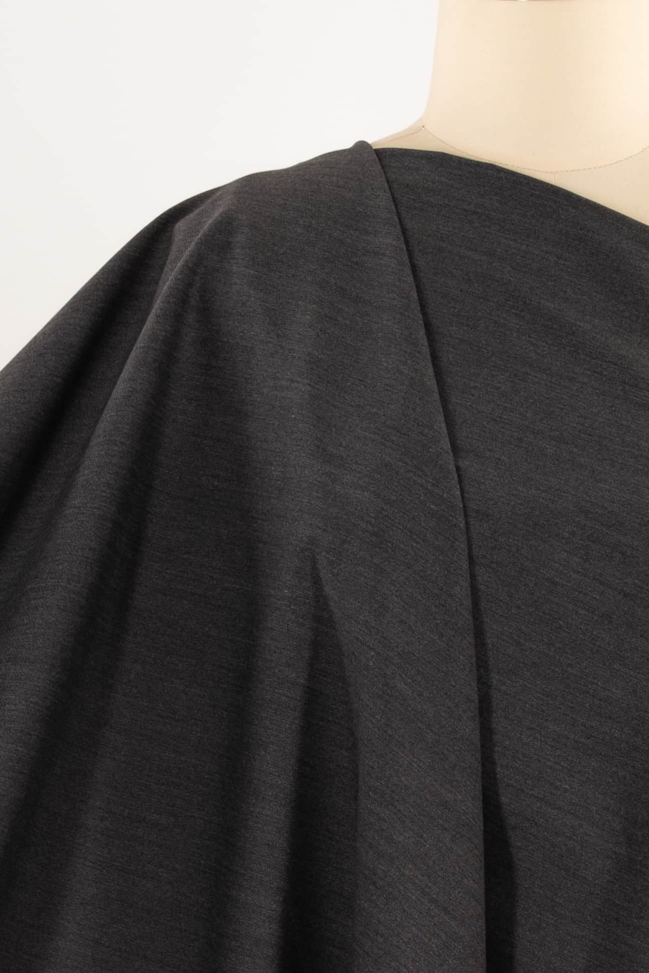 Ash Gray Cotton Blend Woven