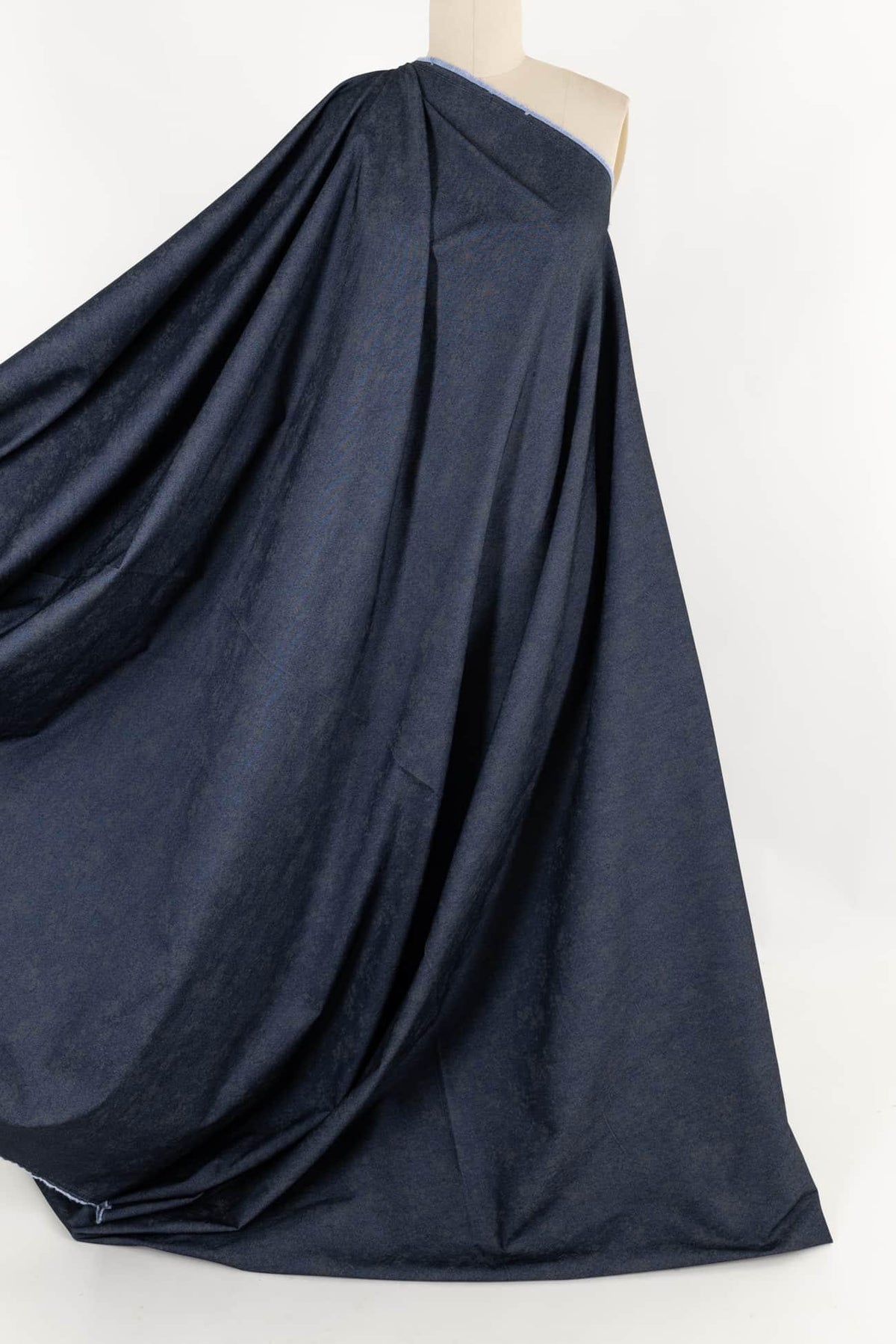 Astral Blue Italian Cotton Denim Woven - Marcy Tilton Fabrics