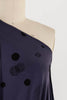 Aubergine Dashing Dots USA Knit - Marcy Tilton Fabrics
