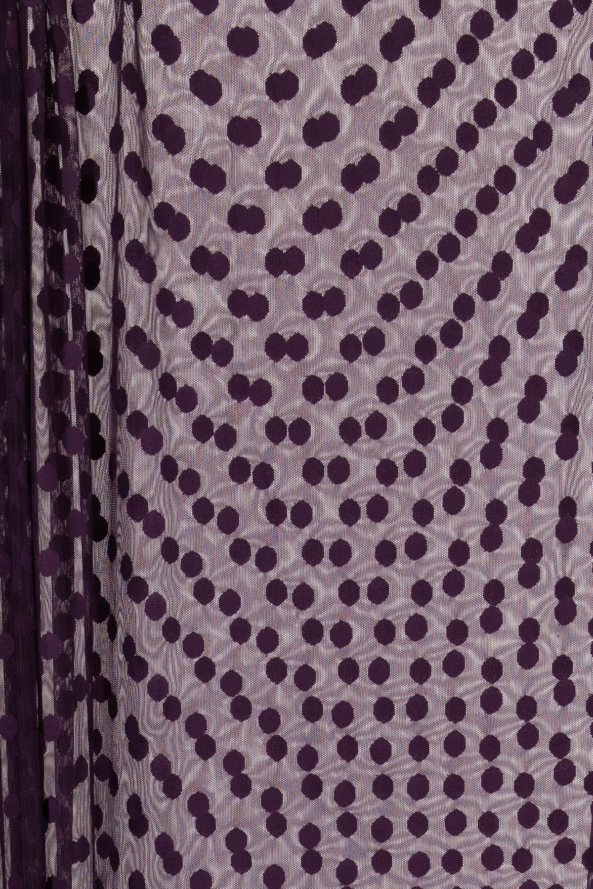 Aubergine Dots Mesh