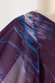 Aubergine Whirlpool China Silk Woven