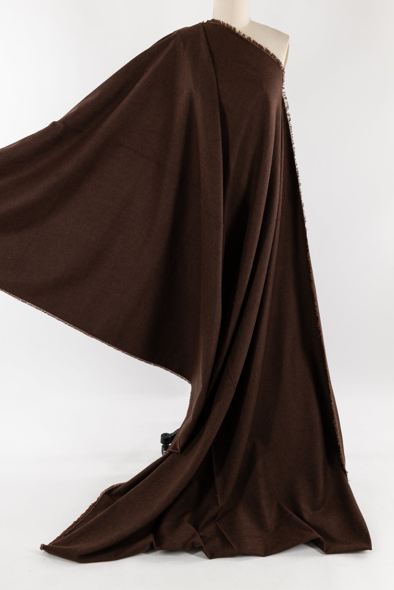 Auburn Herringbone Cotton Flannel Woven - ENDCUT