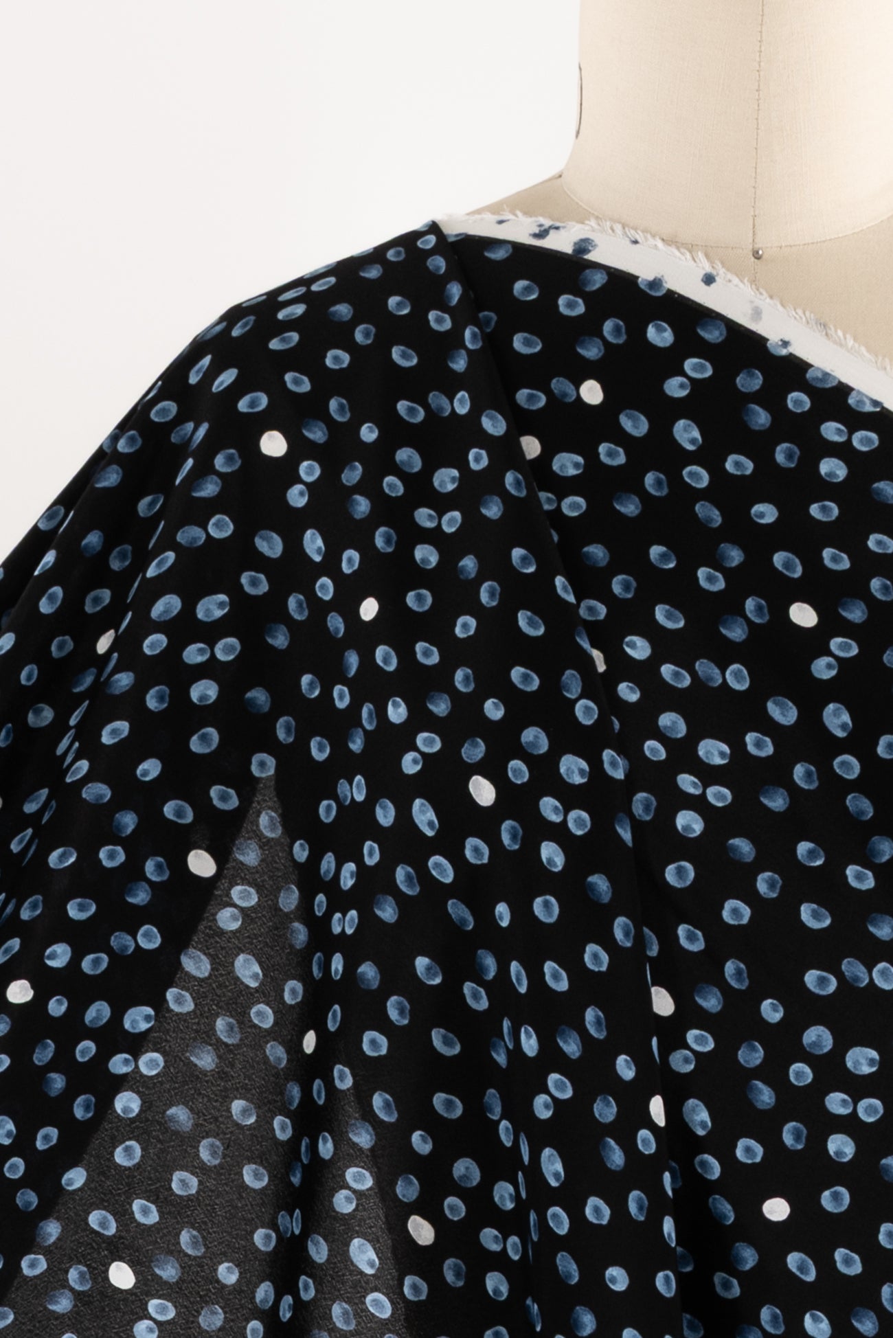 Audrey Dots Italian Viscose Woven