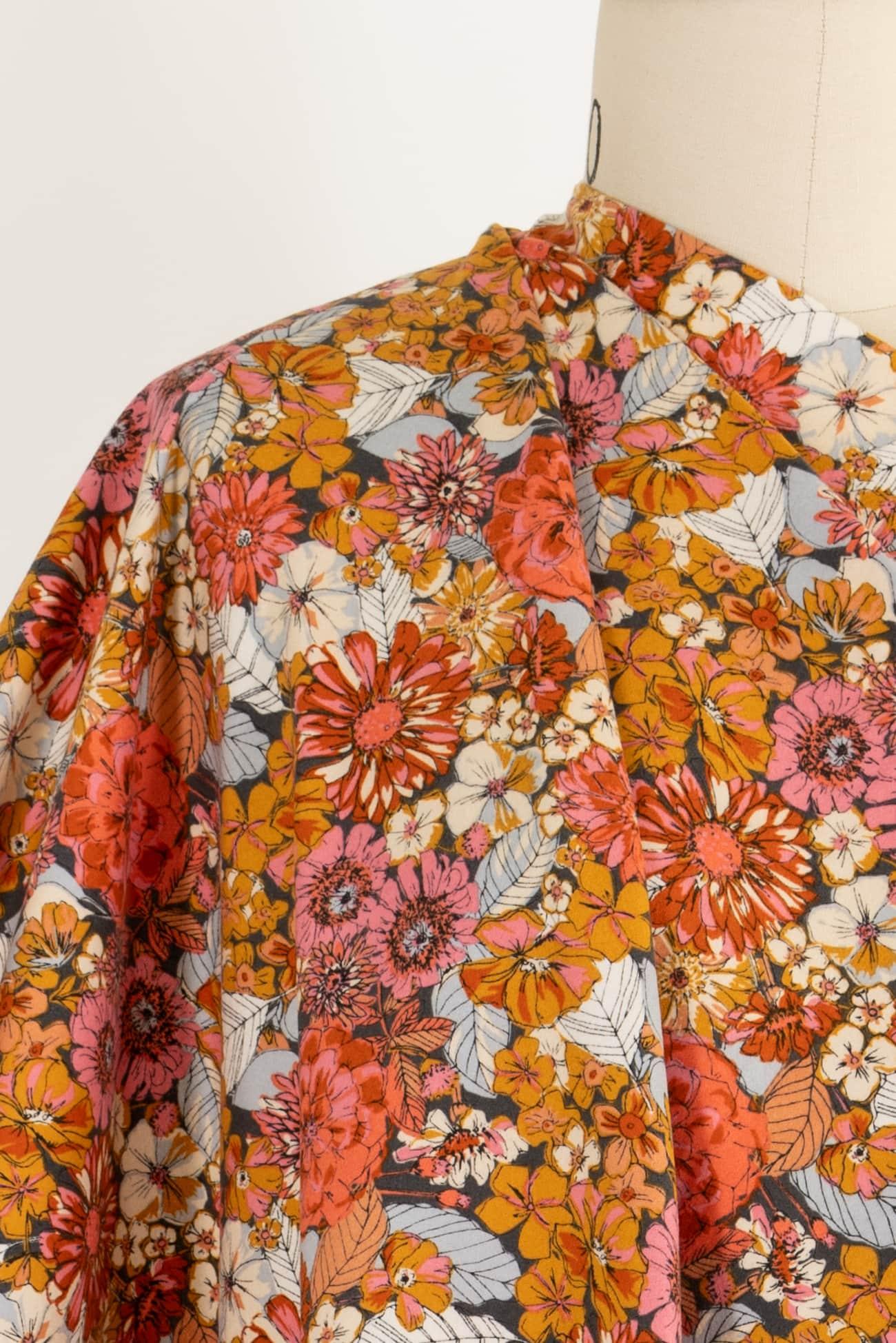 Autumn Cover Cotton Flannel Woven - Marcy Tilton Fabrics