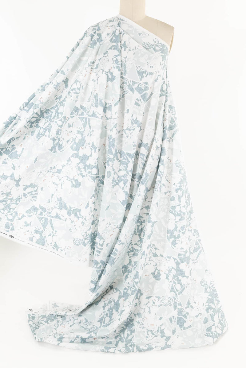 Azure Fauna Cotton Woven - Marcy Tilton Fabrics