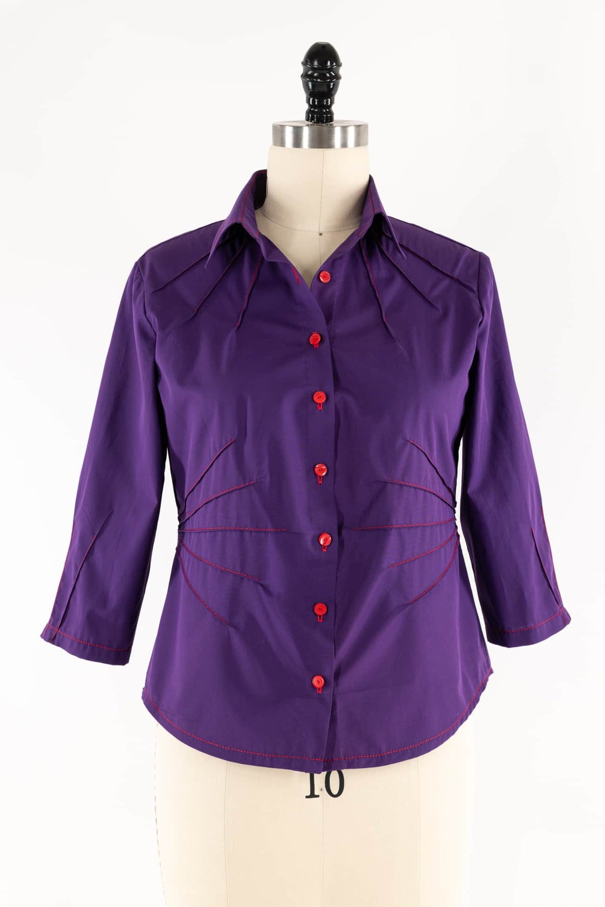 Mulberry Stretch Cotton Woven