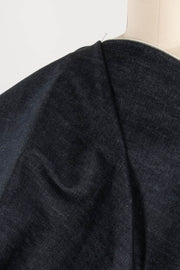 Babe Blue Italian Cotton Denim Woven