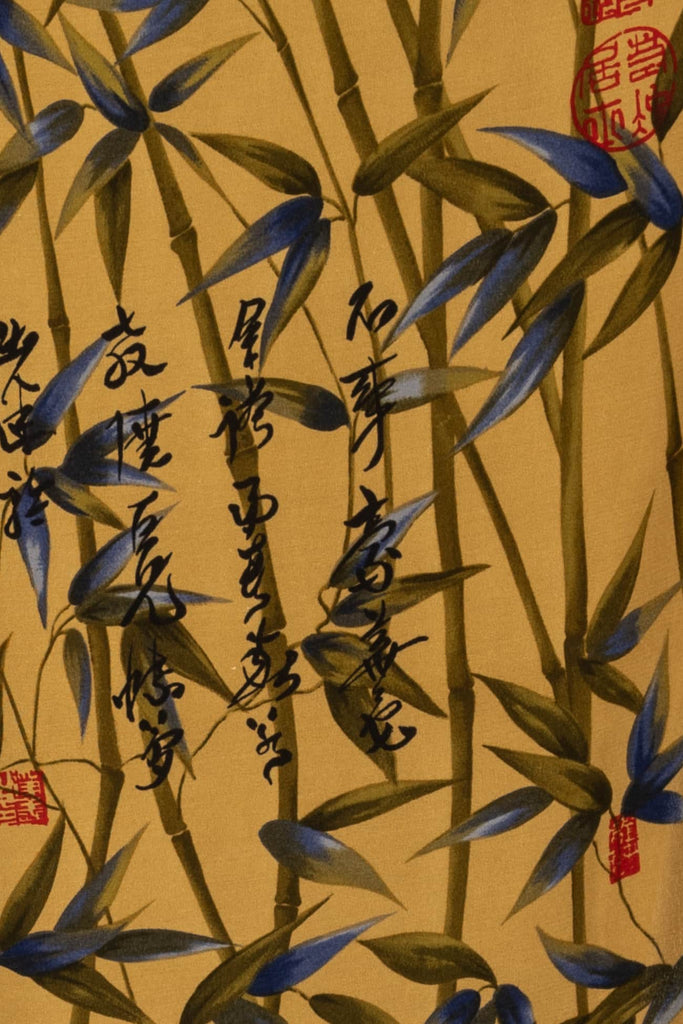 Bamboo Calligraphy Rayon Woven - Marcy Tilton Fabrics